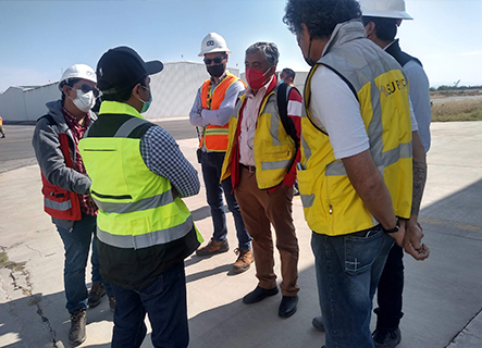 Trabajos de topografía para nivel existente de TN en Plataformas T, TA y TB