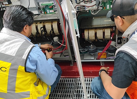 Ingreso a zubestación para apagar zona de rodaje Bravo SLP 2022