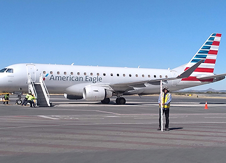 Niveles de carpeta existente en Plataform de aviación comercial  con estadal SLP 2022